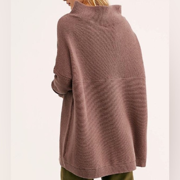 Free People Ottoman Slouchy Tunic Nutmeg Size XS - Picture 4 of 9